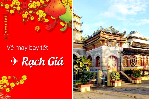 Vé máy bay Tết đi Rạch Giá