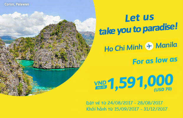 Cùng Cebu Pacific đến Manila với vé rẻ chỉ từ 70 USD