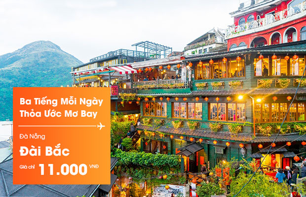 Jetstar khuyến mãi vé đi Đài Bắc chỉ 11,000 đồng!